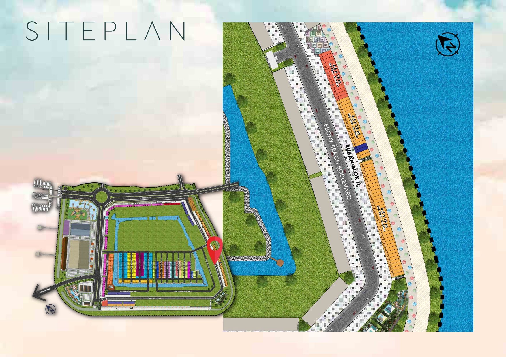 Siteplan Rukan Batavia Sea & City View (2)