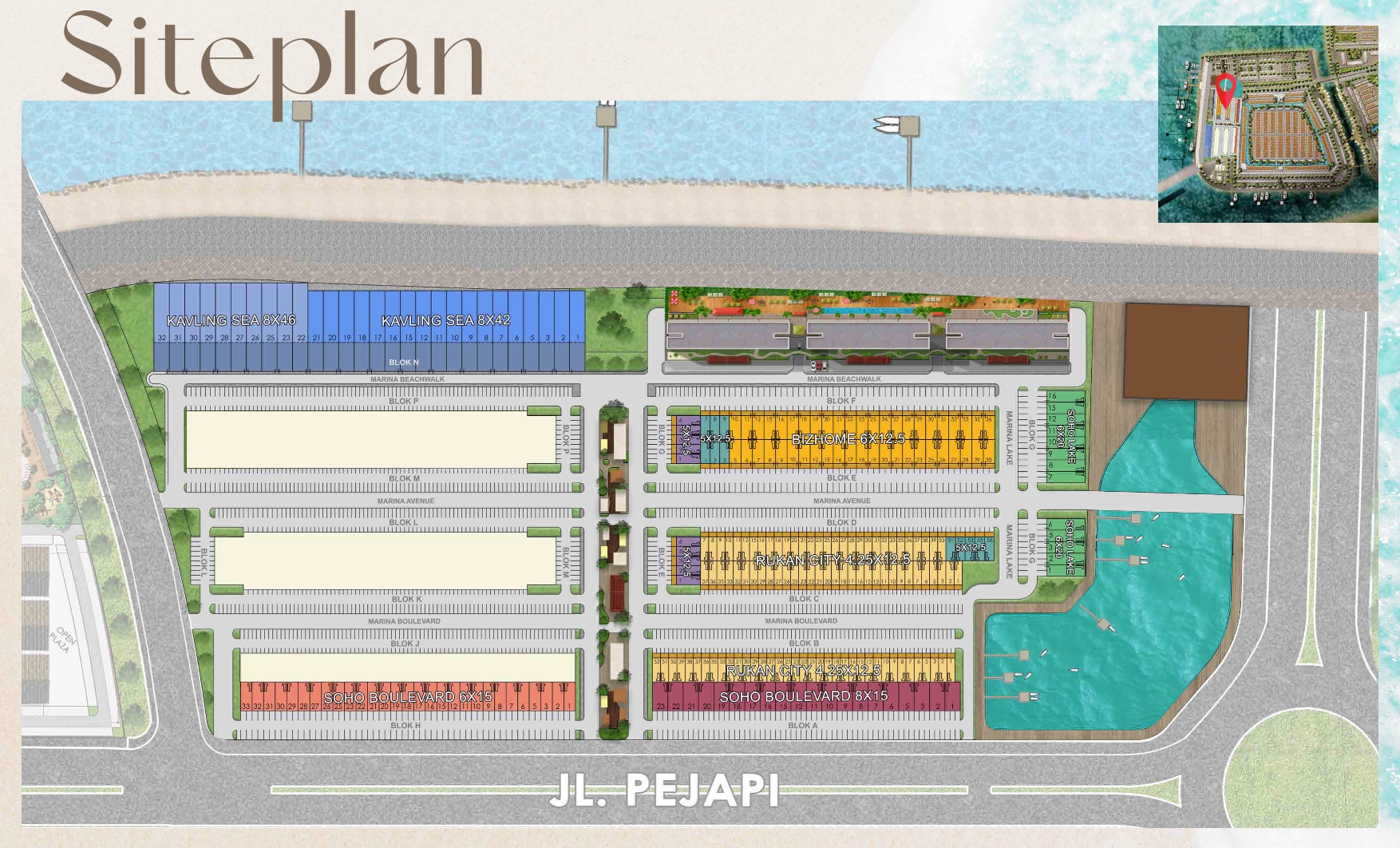 Siteplan The Palm Beach PIK2 (1)